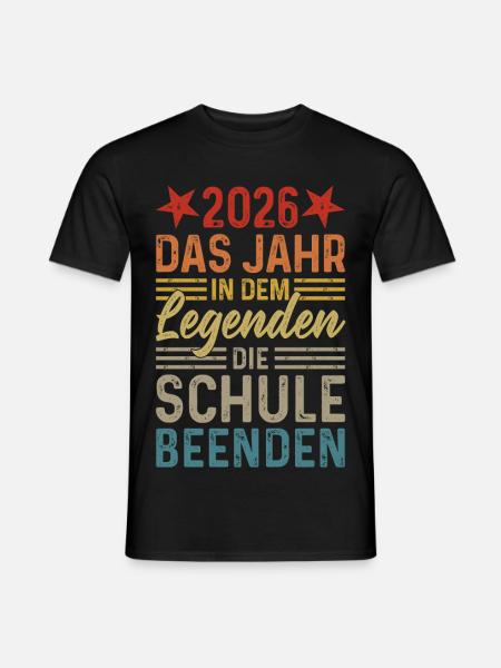 2026 The Year Legends Finish School - Men's T-Shirt - black