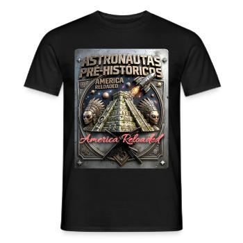 America Reloaded - Männer T-Shirt - Schwarz - Vorne - AI Model Male 178 light (178cm)