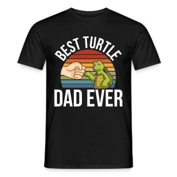 Les dictons de tortue | Cadeau reptiles pour animaux de compagnie - T-shirt homme - noir - Devant - AI Model Male 178 light (178cm)