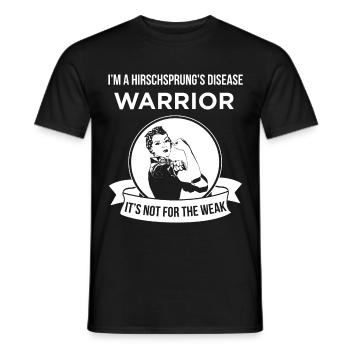 Ich bin ein Hirschsprung Krankheit Krieger - Männer T-Shirt - Schwarz - Vorne - AI Model Male 178 light (178cm)