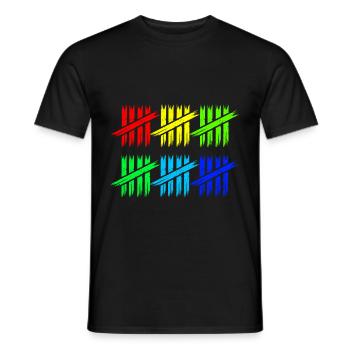30 ans - T-shirt homme - noir - Devant - AI Model Male 178 light (178cm)
