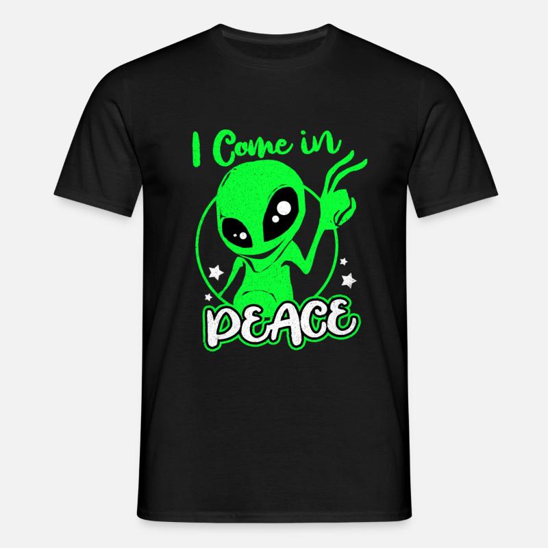 Aliens - Männer T-Shirt - Schwarz