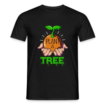Jour de la Terre - T-shirt homme - noir - Devant - AI Model Male 178 light (178cm)