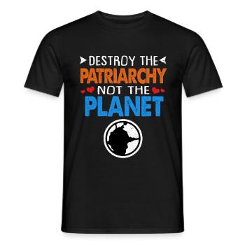 Jour de la Terre - T-shirt homme - noir - Devant - AI Model Male 178 light (178cm)