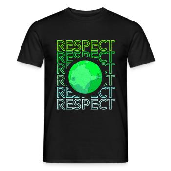 Tag der Erde - Männer T-Shirt - Schwarz - Vorne - AI Model Male 178 light (178cm)