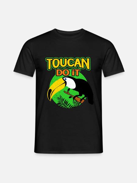 Tukan - T-shirt homme - noir