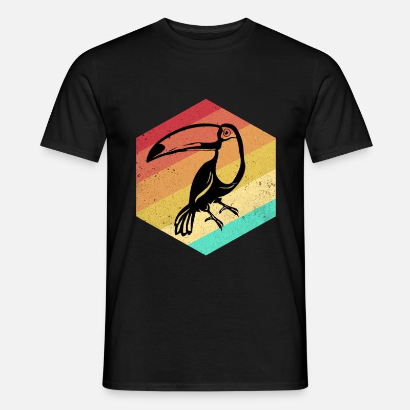 Tukan - Männer T-Shirt - Schwarz