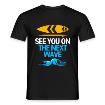 Kiteboard Kite kite-kite-cadeau kite-surf - T-shirt homme - noir - Devant - AI Model Male 178 light (178cm)