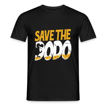 Dodo - Men's T-Shirt - black - Front - AI Model Male 178 light (178cm)