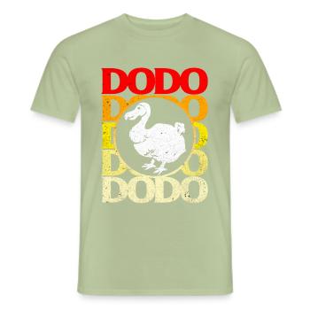 Dodo - Men's T-Shirt - sage - Front - AI Model Male 178 light (178cm)