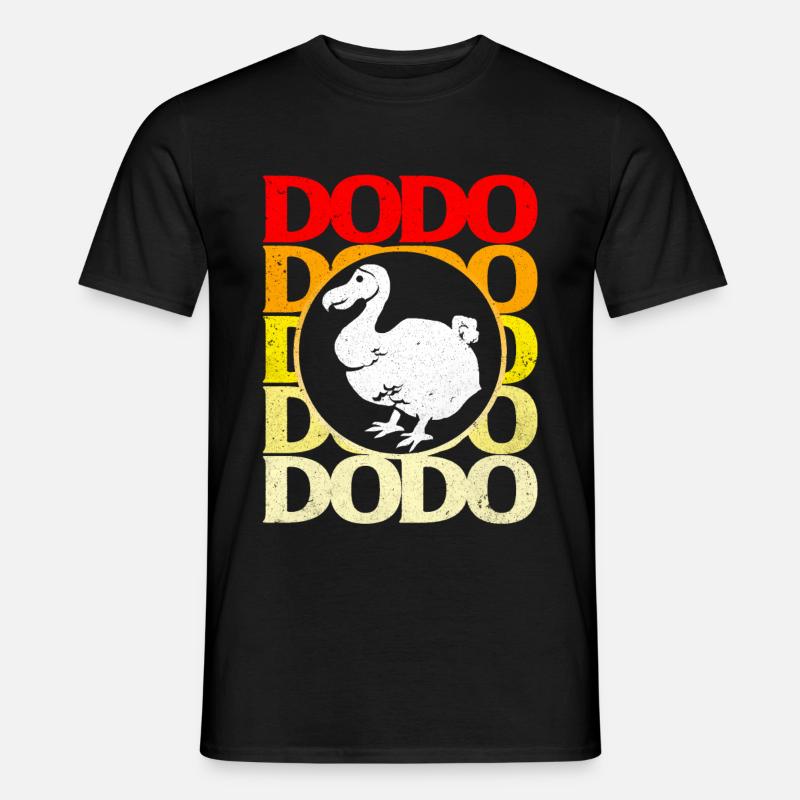 Dodo - Männer T-Shirt - Schwarz