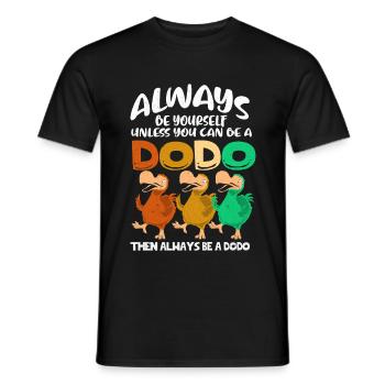 Dodo - T-shirt homme - noir - Devant - AI Model Male 178 light (178cm)