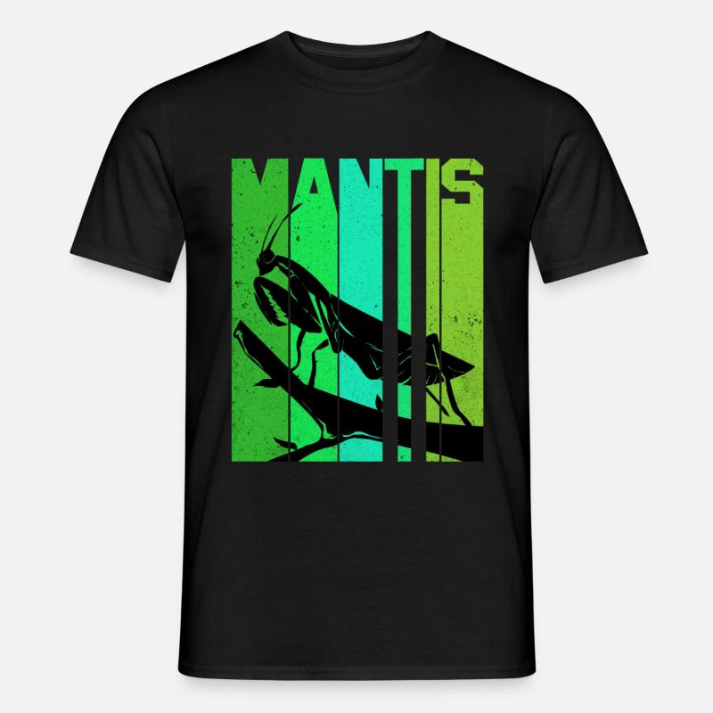 Gottesanbeterin - Männer T-Shirt - Schwarz