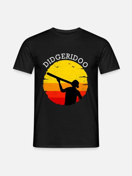 Didgeridoo - T-shirt homme - noir