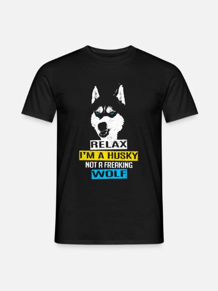 Husky - T-shirt homme - noir