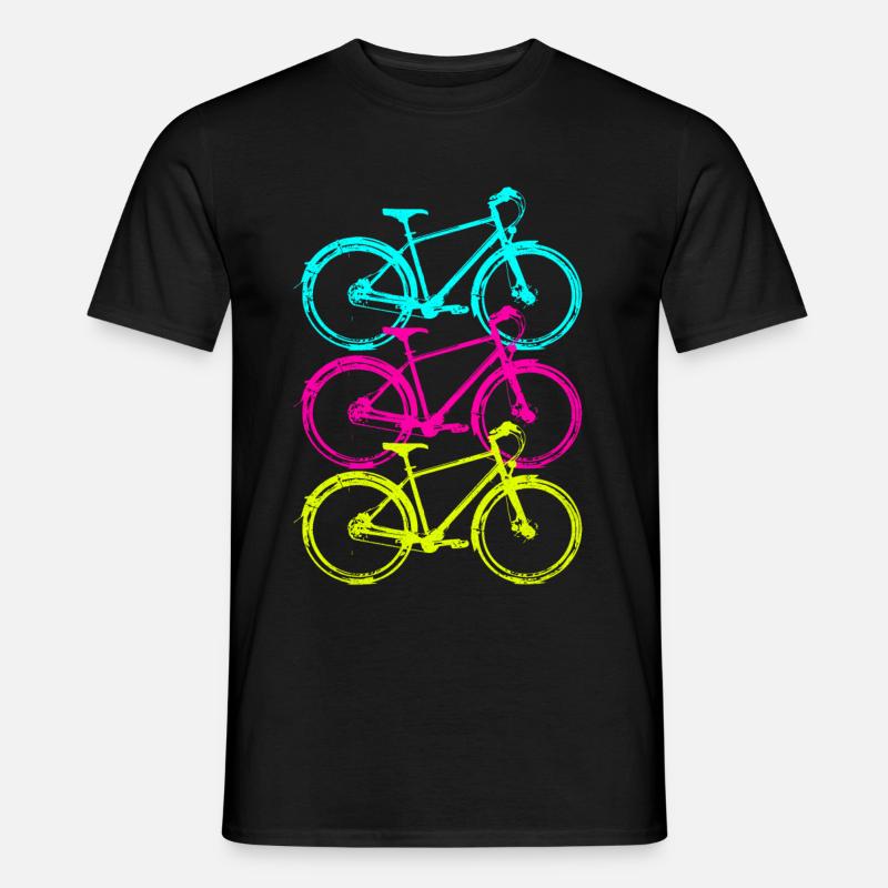 Fahrrad - Männer T-Shirt - Schwarz