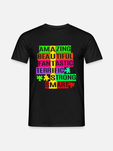 Autism - Men's T-Shirt - black