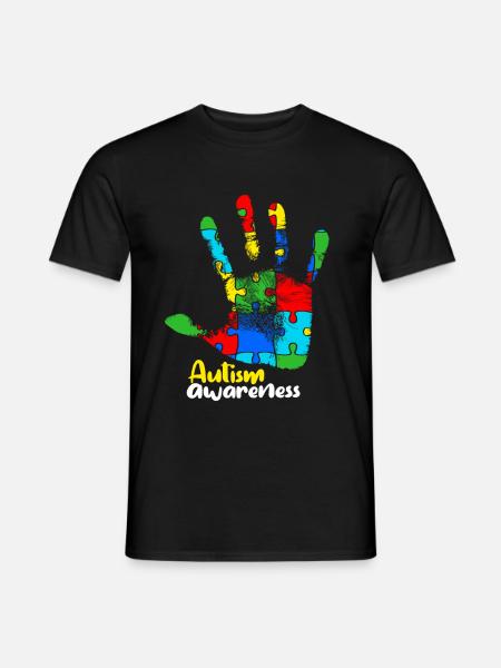 Autisme Awareness Day Soins Autist Parents Amour - T-shirt homme - noir