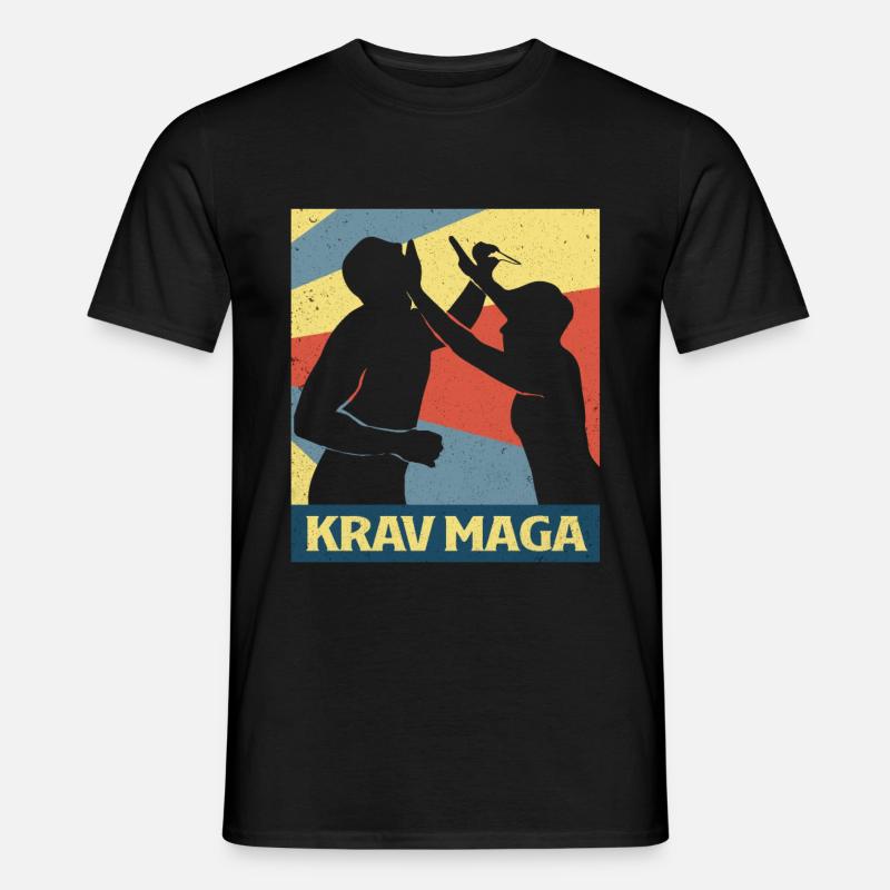 Krav Maga - Männer T-Shirt - Schwarz