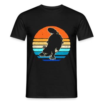 Bec d’abel - T-shirt homme - noir - Devant - AI Model Male 178 light (178cm)