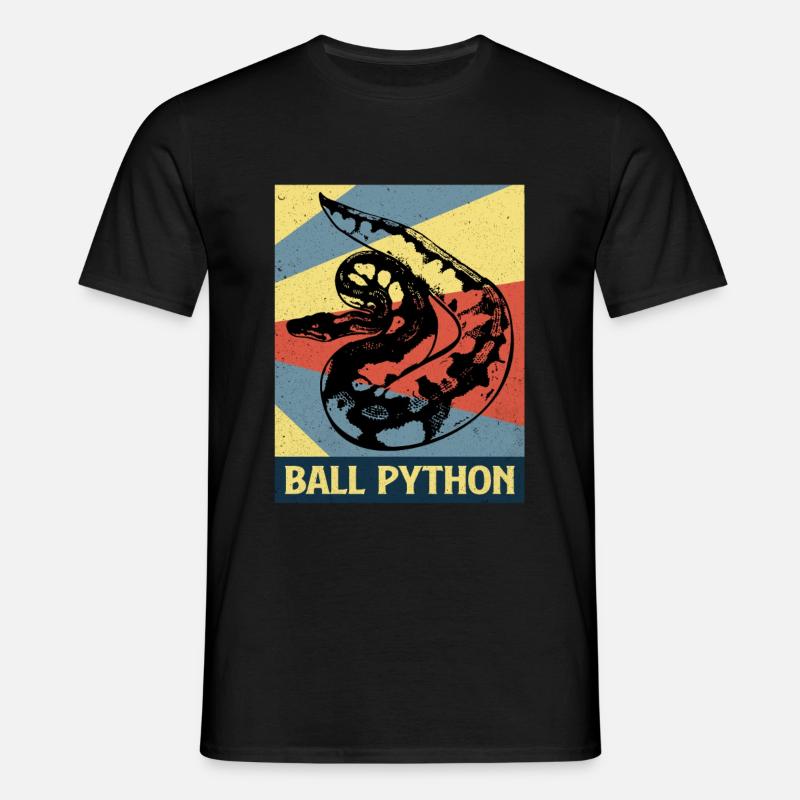 Python - Men's T-Shirt - black