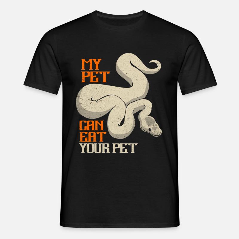 Python - T-shirt Homme - noir