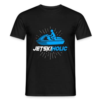 Jet ski - Men's T-Shirt - black - Front - AI Model Male 178 light (178cm)