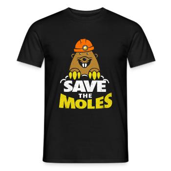 Taupe - T-shirt homme - noir - Devant - AI Model Male 178 light (178cm)