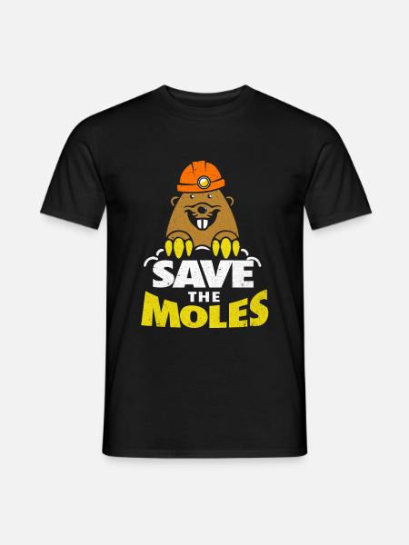 Mole - Men's T-Shirt - black