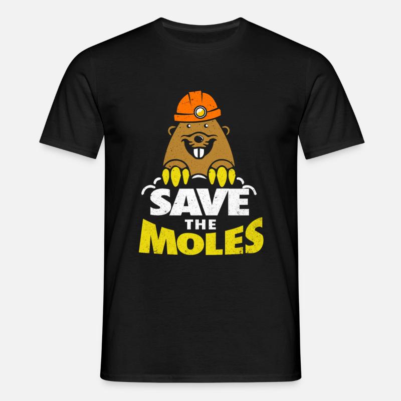 Mole - Men's T-Shirt - black