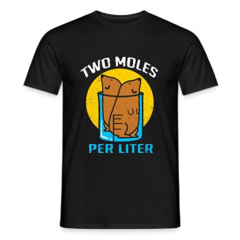 Taupe - T-shirt homme - noir - Devant - AI Model Male 178 light (178cm)