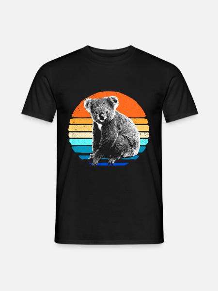 Koala - Men's T-Shirt - black