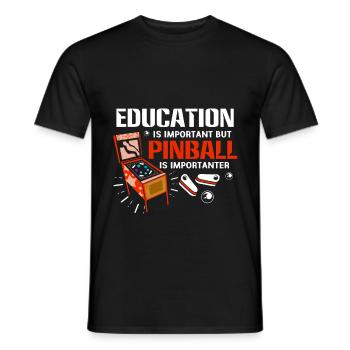 Pinball Pinball Pinball Machine Pinball Lever Game - Men's T-Shirt - black - Front - AI Model Male 178 light (178cm)