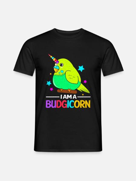 Budgie - Men's T-Shirt - black