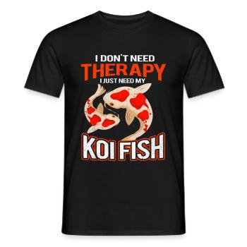 Koi - T-shirt homme - noir - Devant - AI Model Male 178 light (178cm)