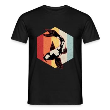 Koi - T-shirt homme - noir - Devant - AI Model Male 178 light (178cm)