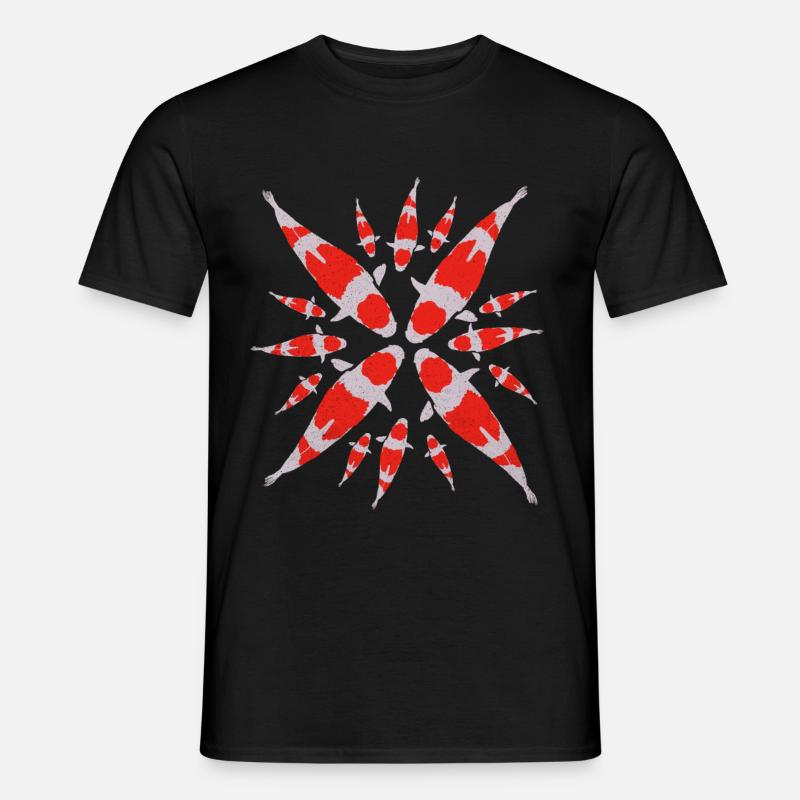 Koi - Männer T-Shirt - Schwarz