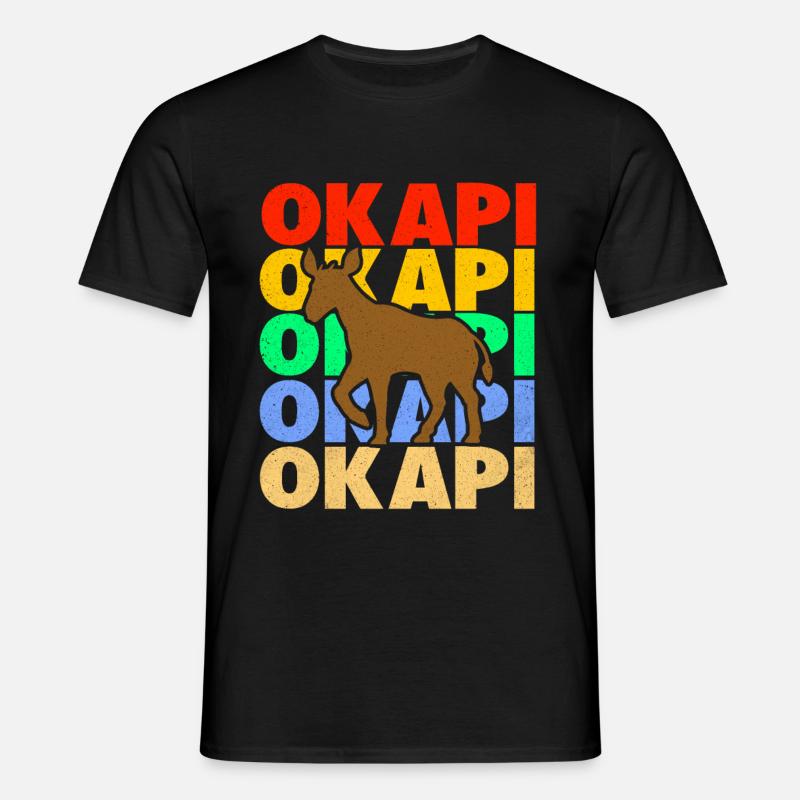 Okapi - Men's T-Shirt - black