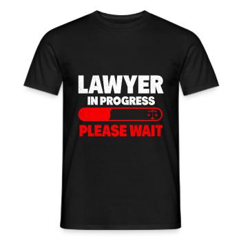 Lawyer Lawyer Lawyer Lawyer Judge - Men's T-Shirt - black - Front - AI Model Male 178 light (178cm)