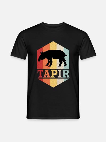 Tapir - Men's T-Shirt - black