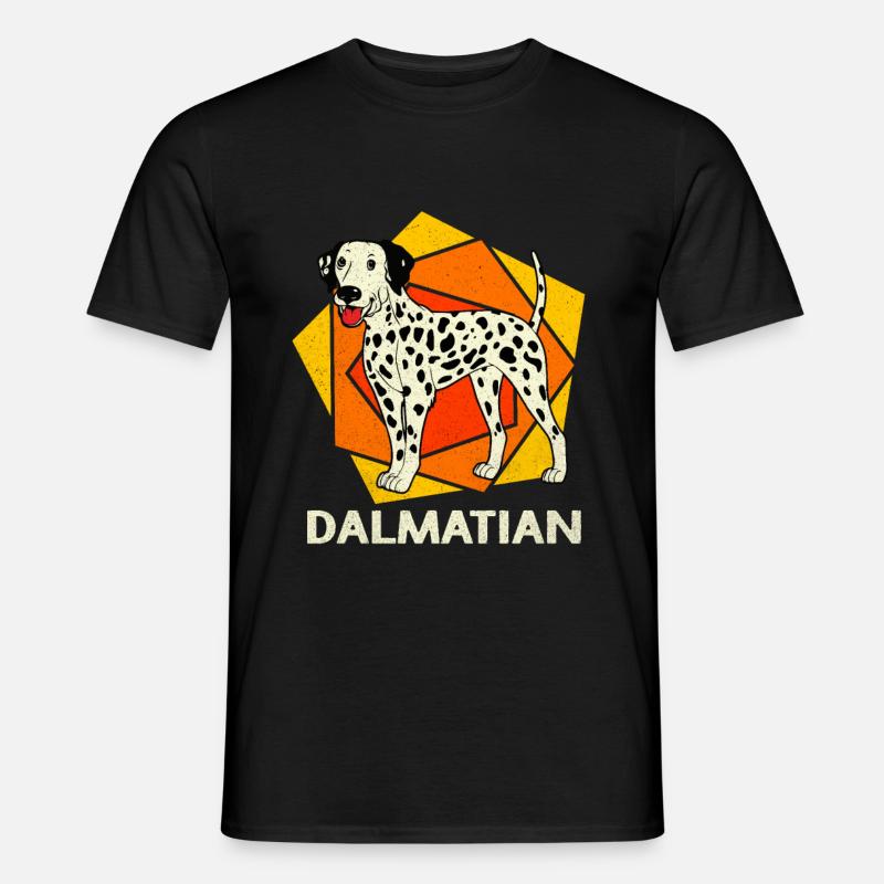 Dalmatiner - Männer T-Shirt - Schwarz