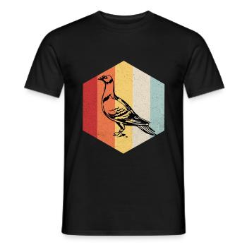 Dove - Men's T-Shirt - black - Front - AI Model Male 178 light (178cm)