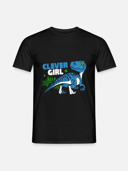 Velociraptor - Men's T-Shirt - black
