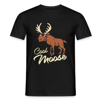 L’orignal - T-shirt homme - noir - Devant - AI Model Male 178 light (178cm)