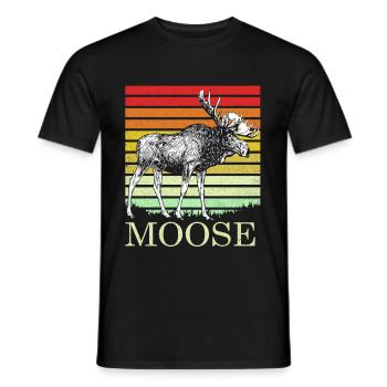L’orignal - T-shirt homme - noir - Devant - AI Model Male 178 light (178cm)