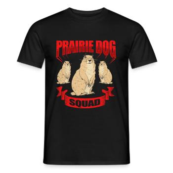 Prairie dog - Men's T-Shirt - black - Front - AI Model Male 178 light (178cm)