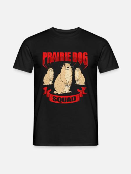 Prairie dog - Men's T-Shirt - black