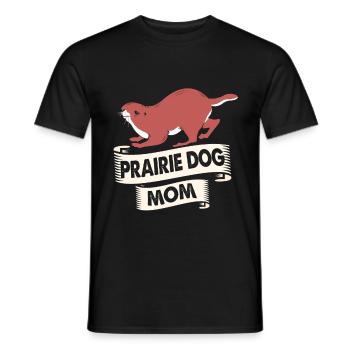 Écureuil de terre Prairies Marmottes Prairies rongeurs - T-shirt homme - noir - Devant - AI Model Male 178 light (178cm)
