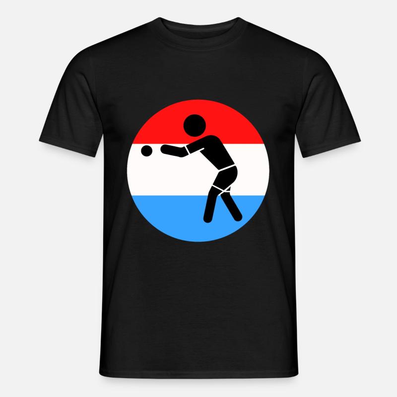 Pétanque - Männer T-Shirt - Schwarz