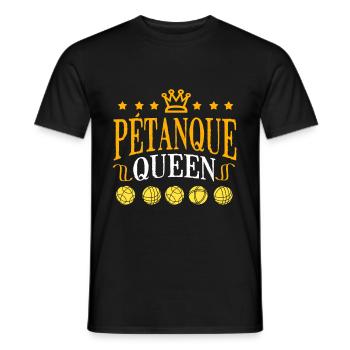 Pétanque Bocce Raffa Boule Sport Ball Petanque - Men's T-Shirt - black - Front - AI Model Male 178 light (178cm)